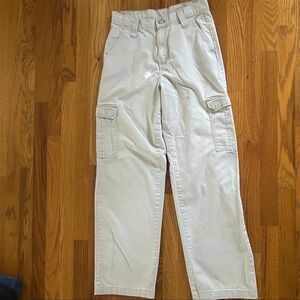 Vintage 1998 Levi’s Cargo Pants Carpenter Pocket Y2K Wide Leg Beige